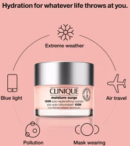 کرم آبرسان کلینیک صد ساعته clinique moisture surge 100H